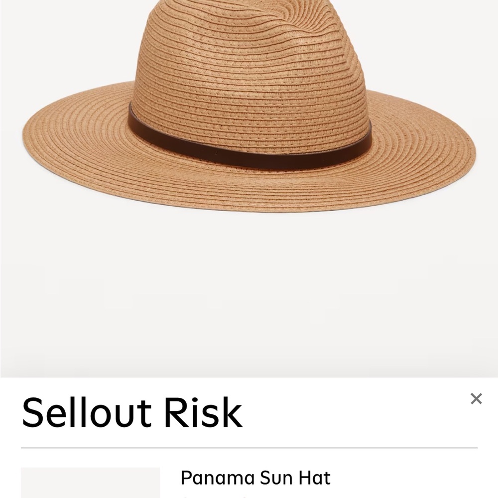 Old Navy Tan Panama Sun Hat S/M